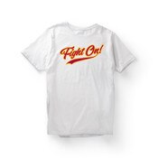 USC Trojans Youth Team Trojan White Fight On Swoosh Tail T-Shirt